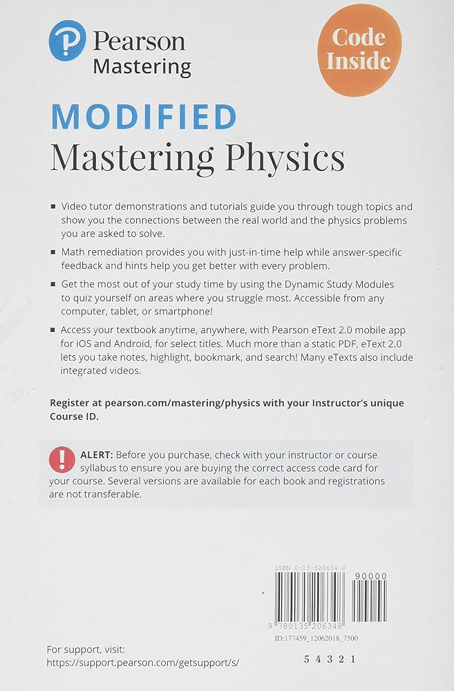 Modified Mastering Physics with Pearson eText - Standalone